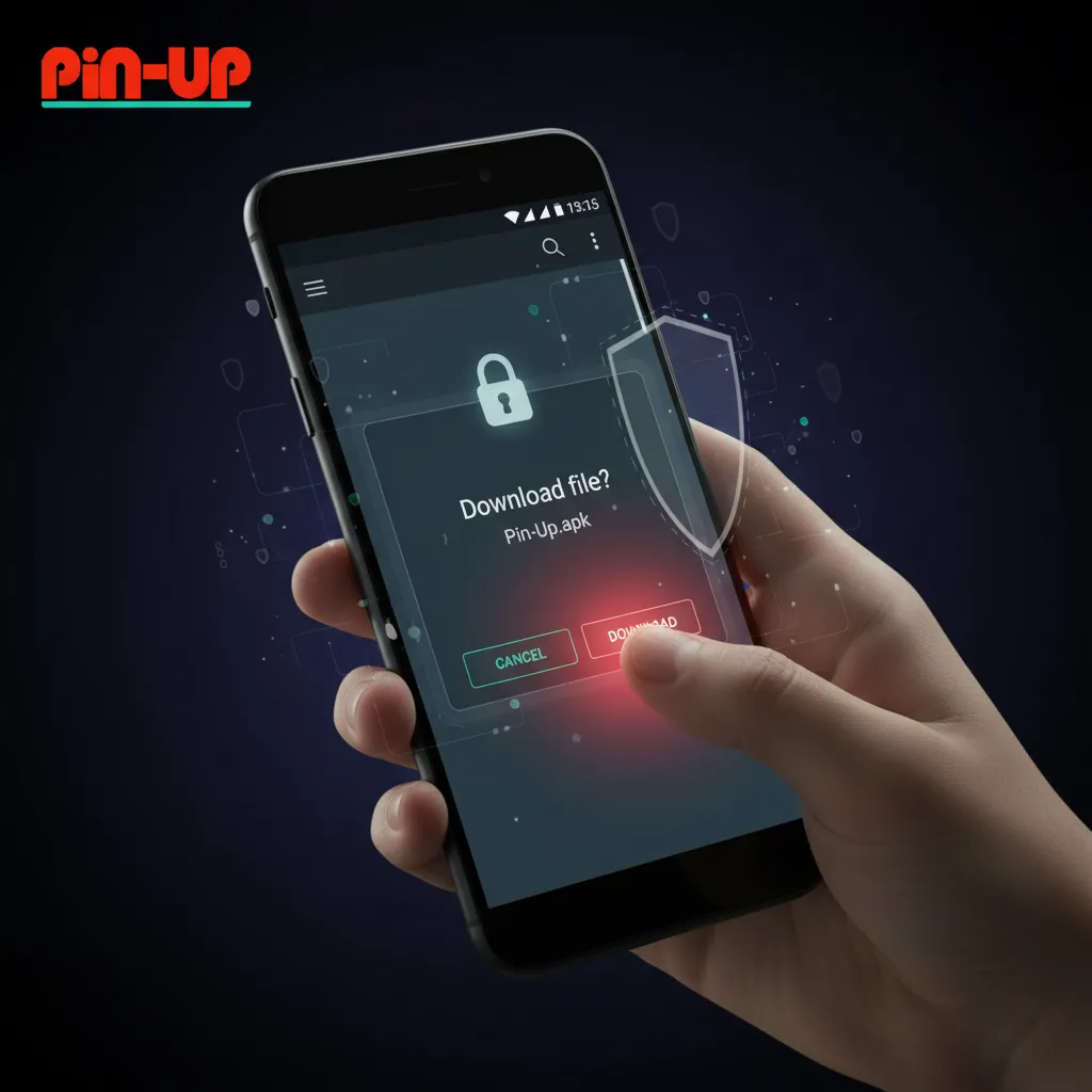 Mobile browser pop-up asking to approve APK download; tap Accept to save the file safely.